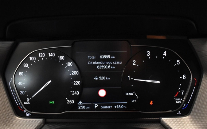 BMW Seria 1 cena 99700 przebieg: 63591, rok produkcji 2020 z Myślenice małe 137